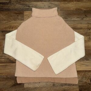 Carly Jean Colorblock Turtleneck Sweater S/M